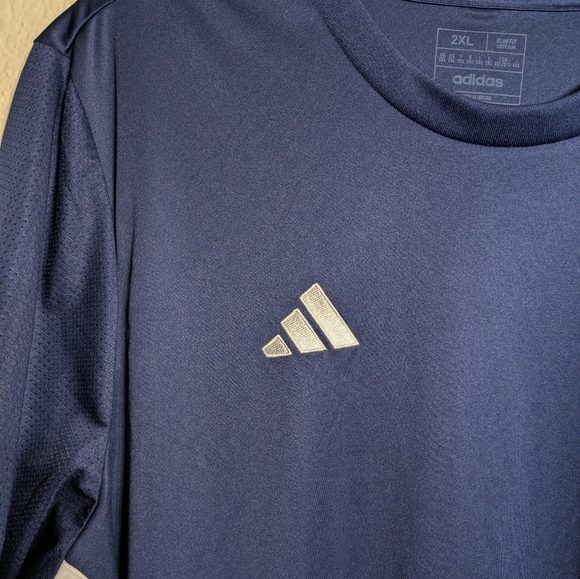 Adidas Men's Navy Blue Sports Shirt Size 2xl Pre-owned - Picture 5 of 7